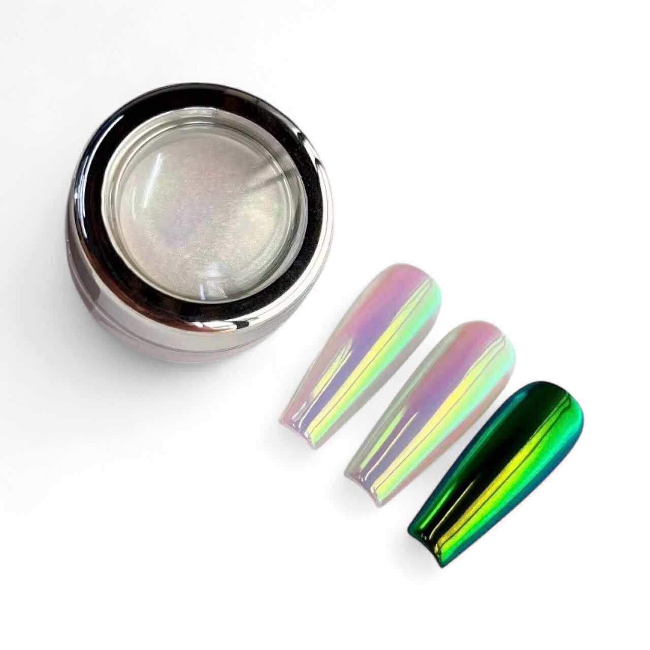 Ruby Chrome Nail Powder