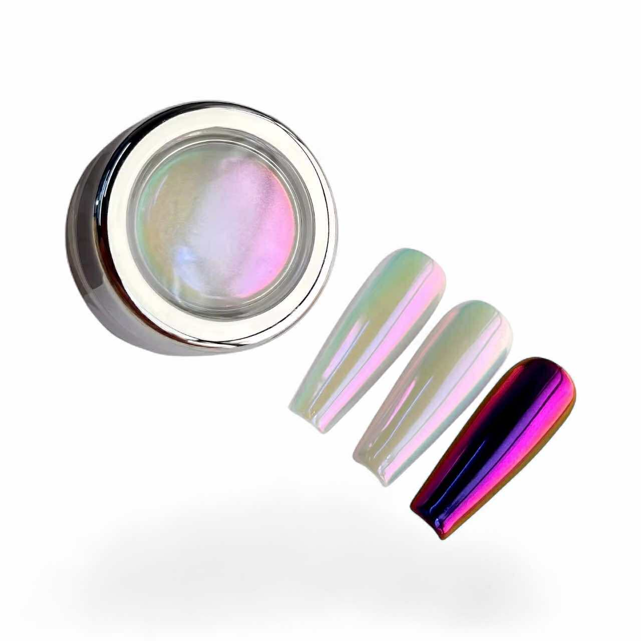 Ruby Chrome Nail Powder