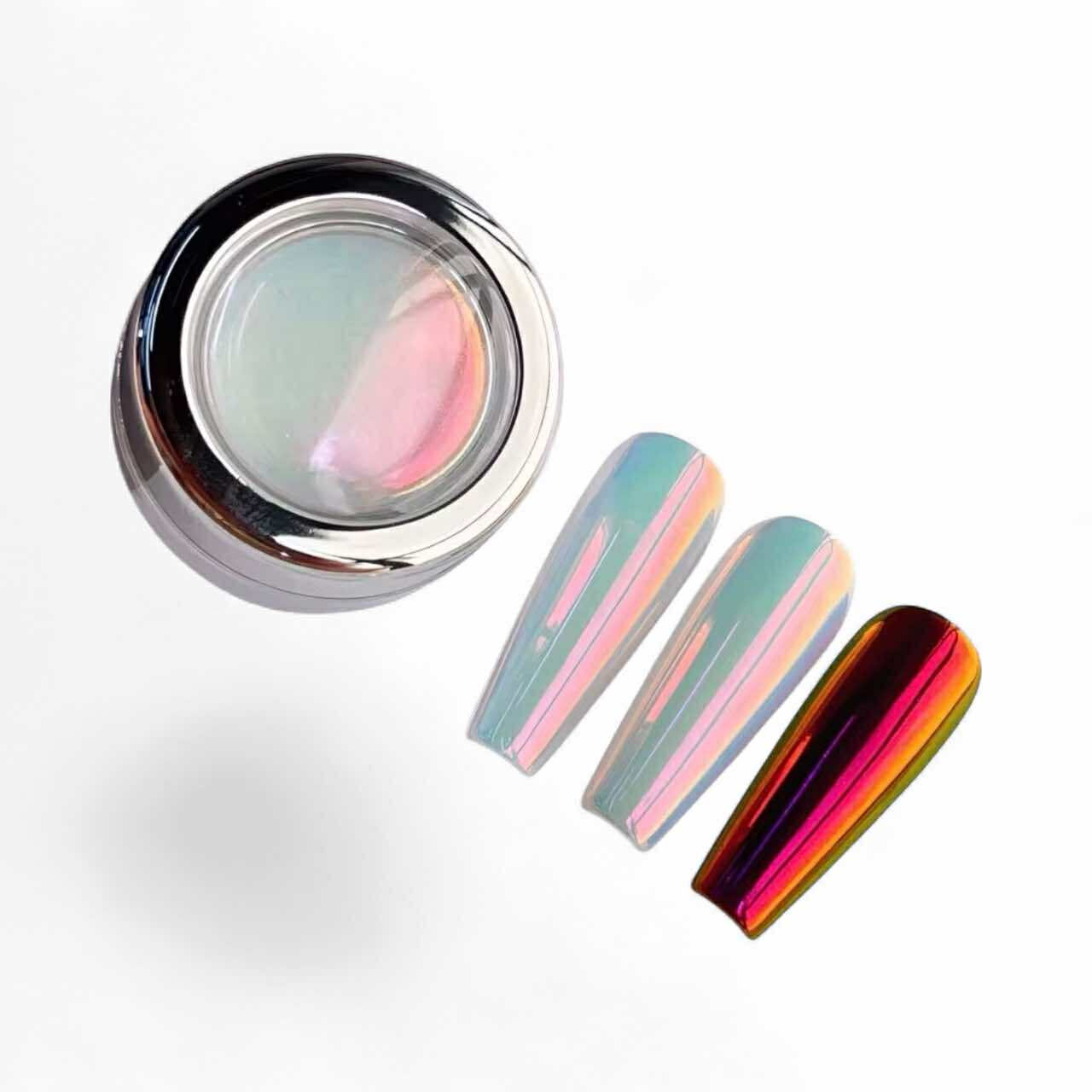 Ruby Chrome Nail Powder