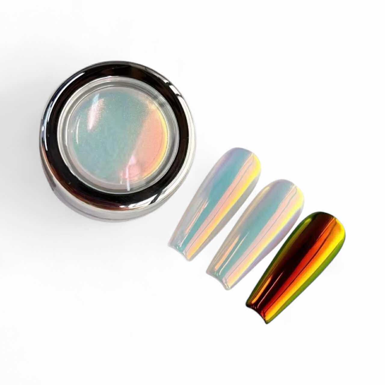 Ruby Chrome Nail Powder