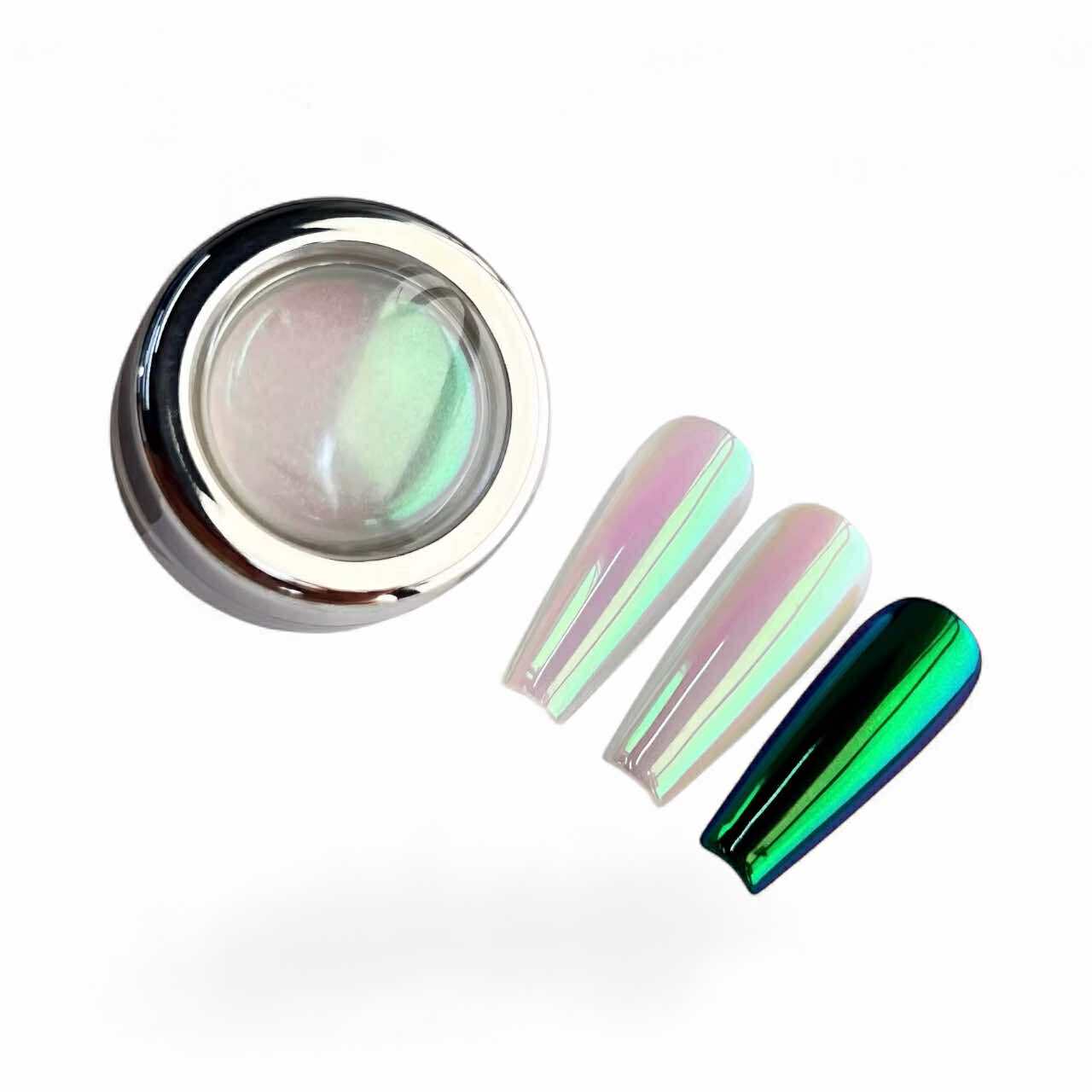 Ruby Chrome Nail Powder