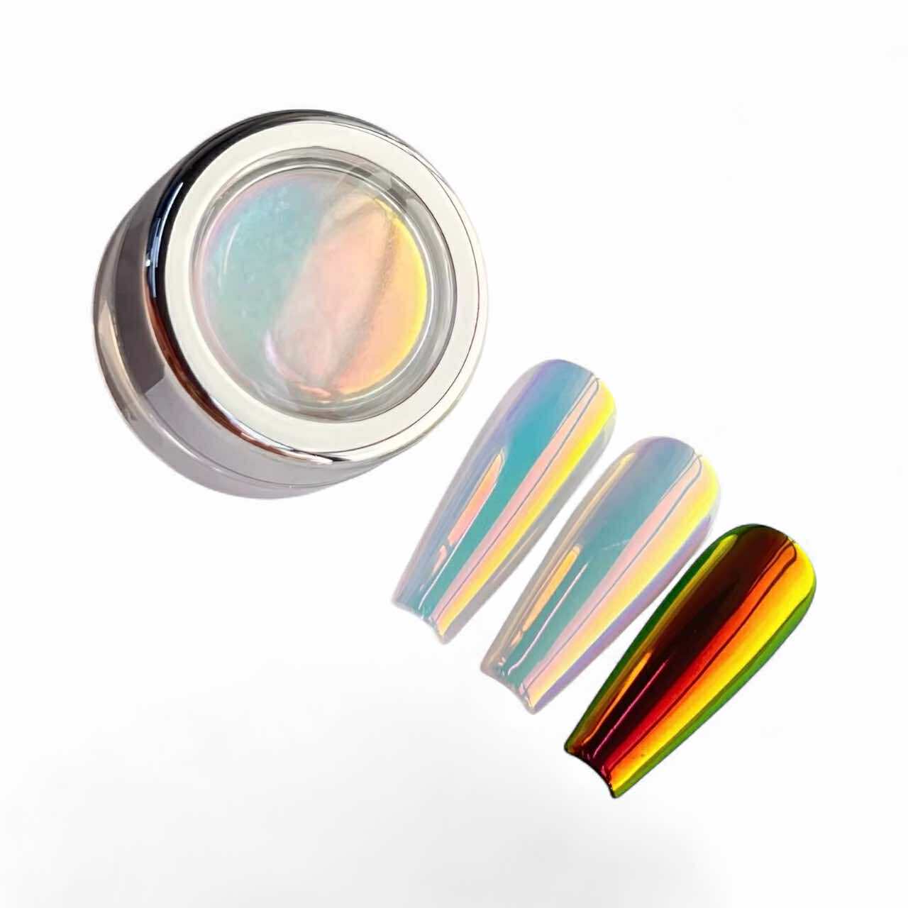 Ruby Chrome Nail Powder