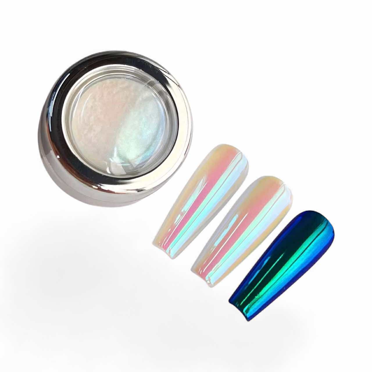 Ruby Chrome Nail Powder