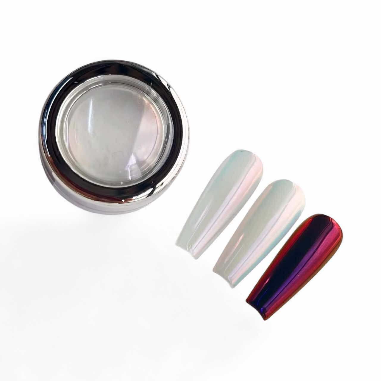 Ruby Chrome Nail Powder