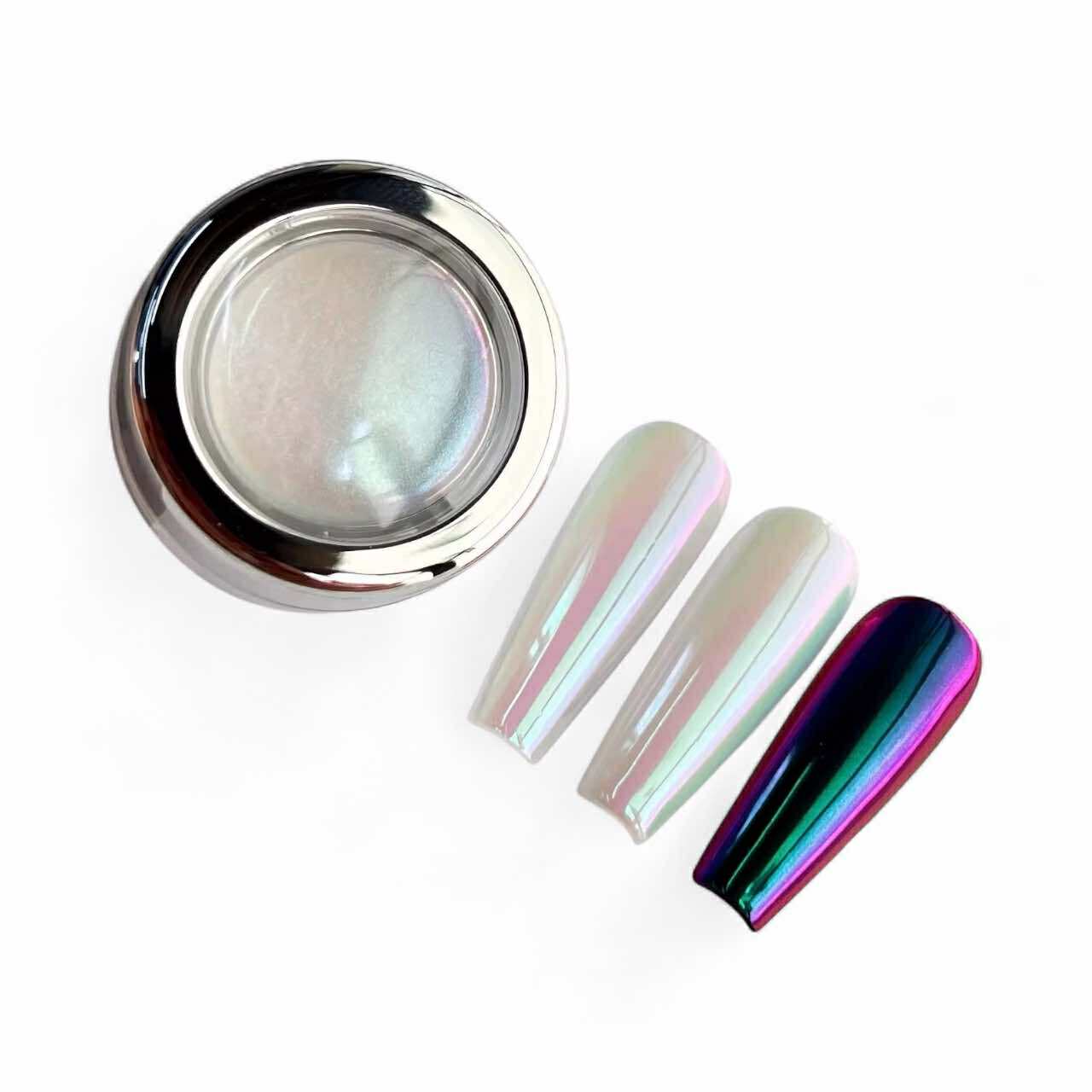 Ruby Chrome Nail Powder