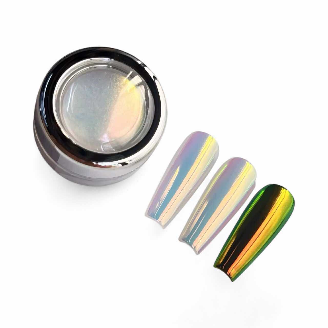 Ruby Chrome Nail Powder