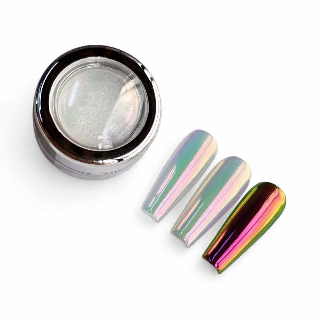 Ruby Chrome Nail Powder