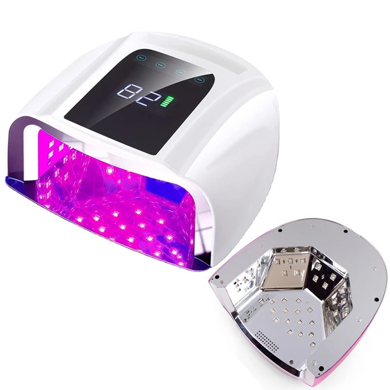 96W Mirror Reflective Nail Lamp Wireless Rechargeable.