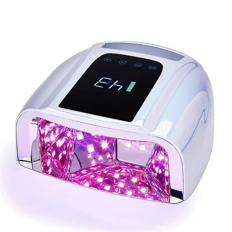 96W Mirror Reflective Nail Lamp Wireless Rechargeable.