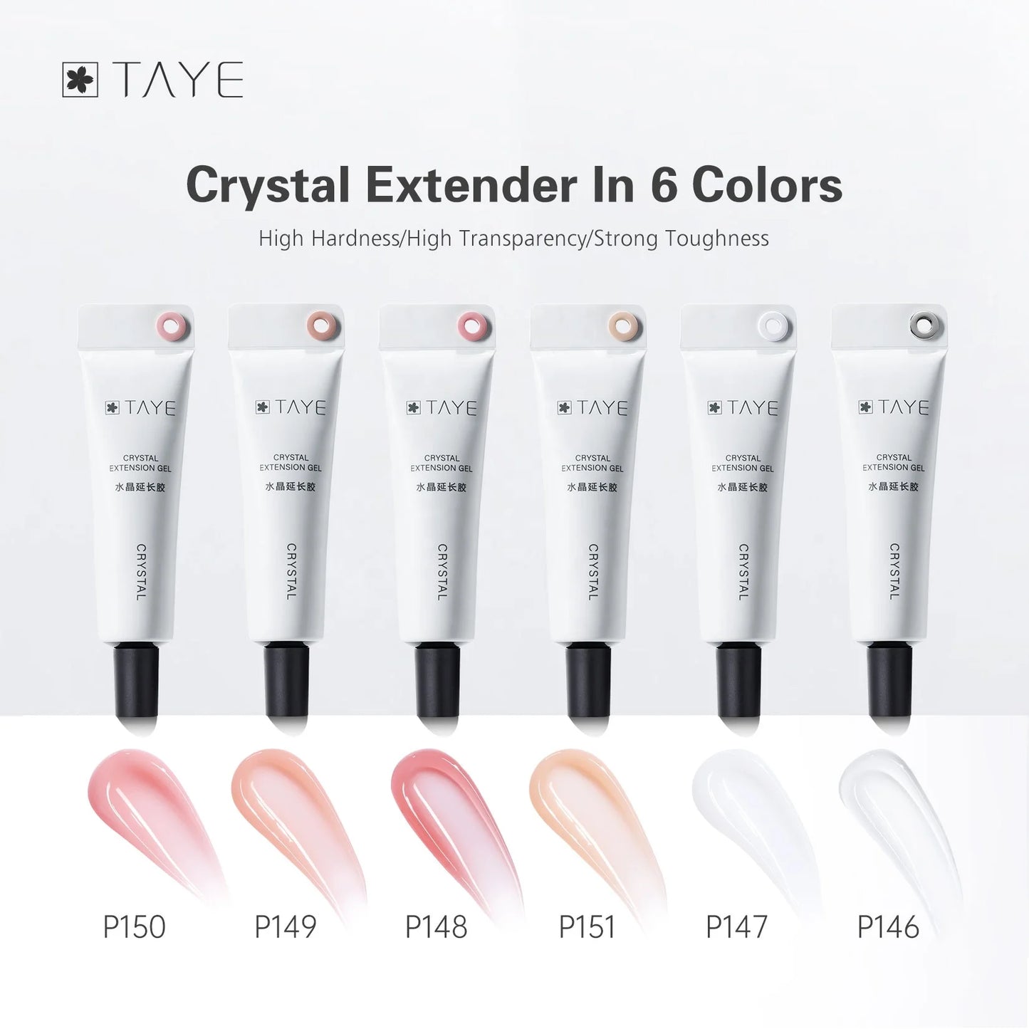 TAYE High Quality Art Salon Quick Nail Builder Building Poly Gel Extension Nail Kit