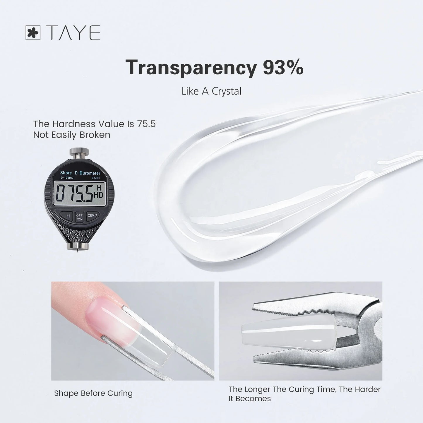 TAYE High Quality Art Salon Quick Nail Builder Building Poly Gel Extension Nail Kit