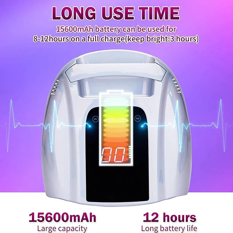 96W Mirror Reflective Nail Lamp Wireless Rechargeable.