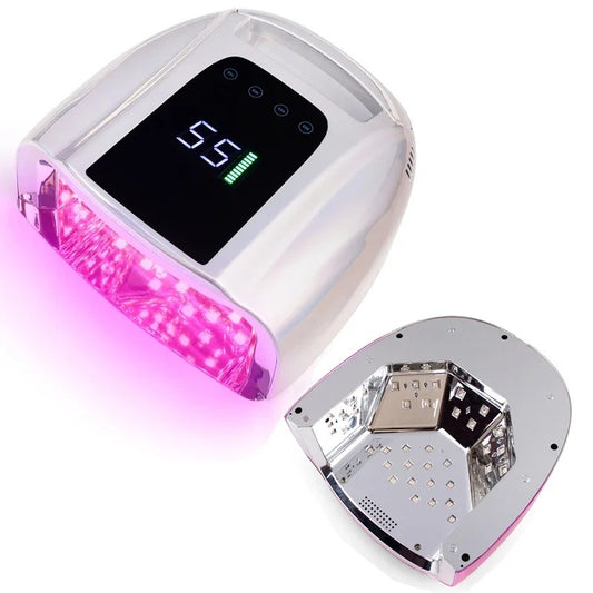96W Mirror Reflective Nail Lamp Wireless Rechargeable.